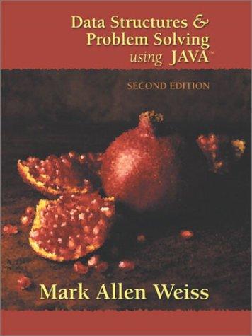 Book Cover - Data Structures and Problem Solving Using Java