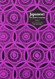 Book Cover - Japanese, The Spoken Language: Part 2