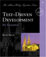 Book Cover - Test-Driven Development By Example