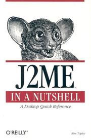 Book Cover - J2ME in a Nutshell
