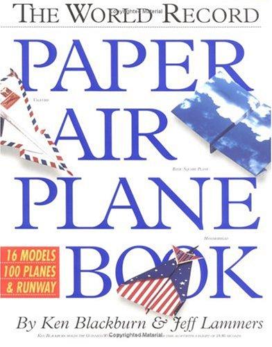 Book Cover - The World Record Paper Airplane Book