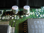 Macintosh Portable Capacitor Corrosion 3