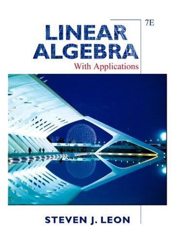 Book Cover - Linear Algebra with Applications