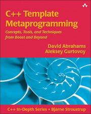 Book Cover - C++ Template Metaprogramming