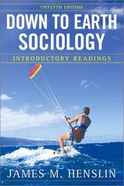Book Cover - Down to Earth Sociology