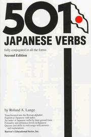 Book Cover - 501 Japanese Verbs