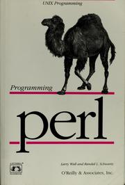 Book Cover - Programming Perl