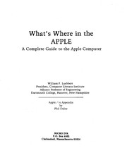 Book Cover - What's Where in the Apple